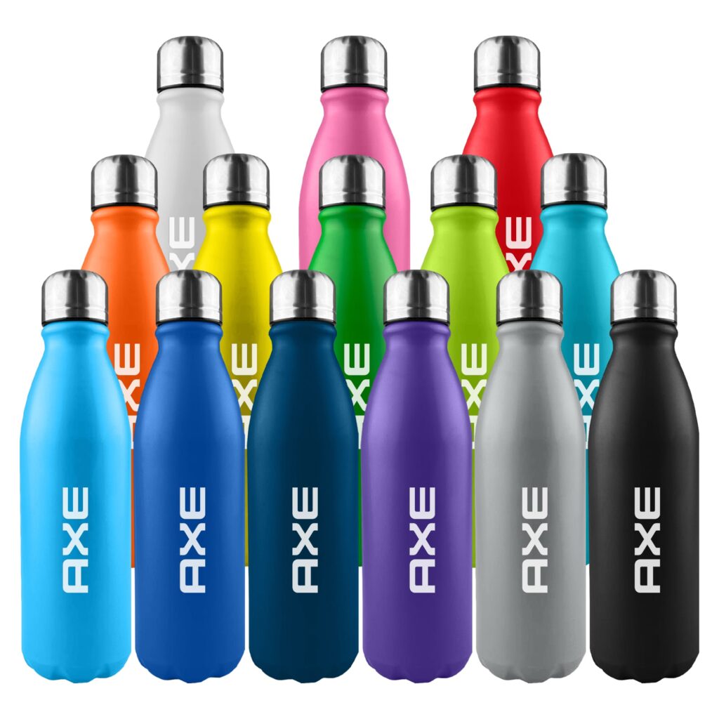 Komo Shiny Aluminium Drink Bottle Single Wall » PROMOTIONS WAREHOUSE